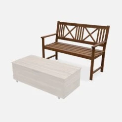 Banc En Bois 3 Places -Meubles Boutique ACBENCHNAT 04