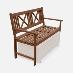 Banc En Bois 3 Places -Meubles Boutique ACBENCHNAT 05