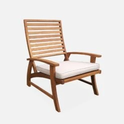 Chaise Avec Repose-pied Bois (lot De 2) 10 Chaise Avec Repose-pied Bois (lot De 2) -Meubles Boutique ACRLXFTBGX2 03