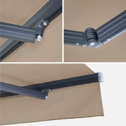 Store Banne Manuel 3x2m Couleur : Taupe -Meubles Boutique AWM3X2SCBN 04