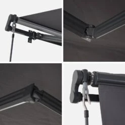 Store Banne Manuel 4x2,5m Couleur : Gris -Meubles Boutique AWM4X25KDGY 04