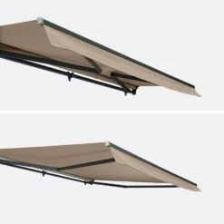 Store Banne Manuel 4x3m Couleur : Taupe -Meubles Boutique AWM4X3SCBN 03