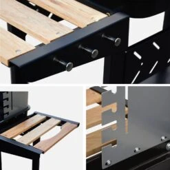 Barbecue Charbon -Meubles Boutique BBQ808WD 03