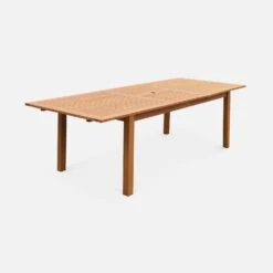 Table De Jardin Extensible Bois 8 à 10 Places -Meubles Boutique EC240R8 01