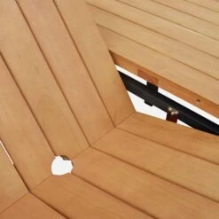 Table De Jardin Extensible Bois Et Aluminium 8 à 10 Places -Meubles Boutique ECXTS250TBLAT 02