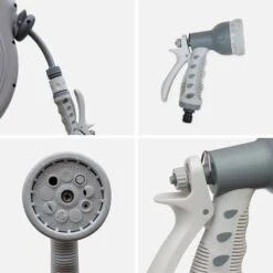 Dévidoir Mural Automatique Avec Tuyau D'arrosage, 30m -Meubles Boutique EXWH30AR 03