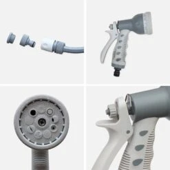 Dévidoir Sur Roues Avec Tuyau D'arrosage, 30m -Meubles Boutique EXWH30RT 03