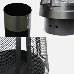 Brasero Cheminée D'extérieur -Meubles Boutique FPLF107BK 04