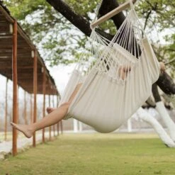 Chaise Hamac Polycoton 115 X 160 Cm -Meubles Boutique HAMCOLCH115NAT 04