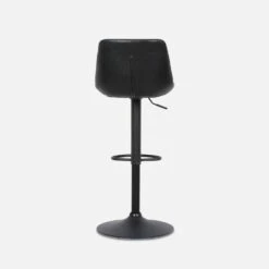 Tabouret Bar Réglable 60,5/81,5cm Simili Cuir (lot De 2) Couleur : Noir -Meubles Boutique IBSAJPUX2BK 04
