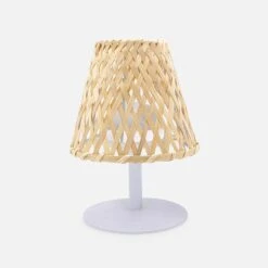 Lampe LED Nomade Sans Fil Intérieur/extérieur, En Bambou -Meubles Boutique ILUMTOL26BAMB 01