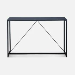 Console Métal Avec Barre De Renfort -Meubles Boutique INDUCOT120BK 02