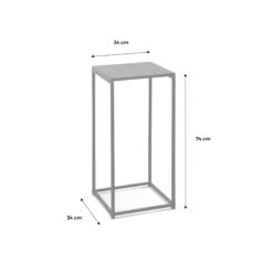 Table D'appoint Gigogne/ Bout De Canapé (lot De 2) 17 Table D'appoint Gigogne/ Bout De Canapé (lot De 2) -Meubles Boutique INDUSTX2BK MENS 01