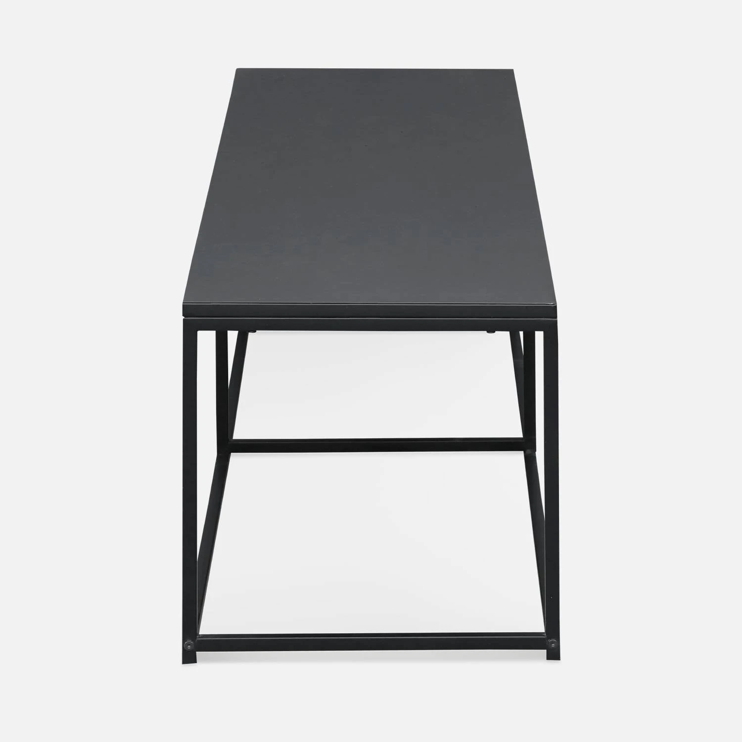 Meuble TV Industriel Métal Avec Barre De Renfort 140 Cm 5 Meuble TV Industriel Métal Avec Barre De Renfort 140 Cm – Image 5