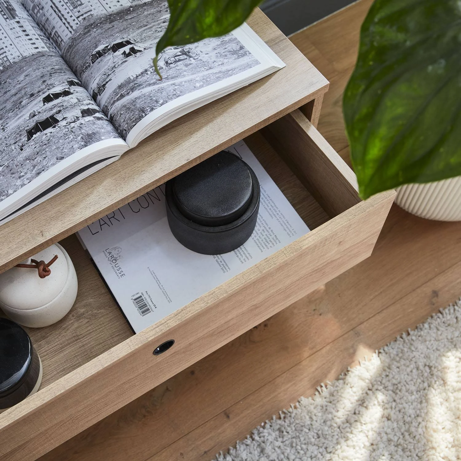 Meuble TV Scandinave Effet Bois 2 Espaces De Rangement 120 Cm 7 Meuble TV Scandinave Effet Bois 2 Espaces De Rangement 120 Cm – Image 7