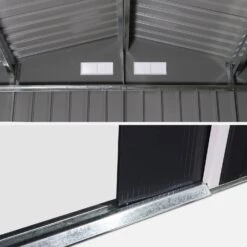 Abri De Jardin Métal 7,06m² -Meubles Boutique MS706GY 04