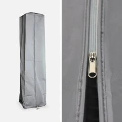 Parasol Chauffant Gaz 10.5KW Avec Housse De Protection -Meubles Boutique PCKD7001PSGHC 05