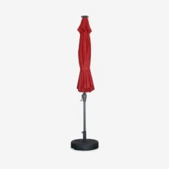 Parasol LED Rond 2.7m Couleur : Rouge -Meubles Boutique PU300LEDRED 03