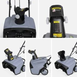 Déneigeuse Fraise à Neige électrique 2000W 7 Déneigeuse Fraise à Neige électrique 2000W -Meubles Boutique SNO2000WAC 04