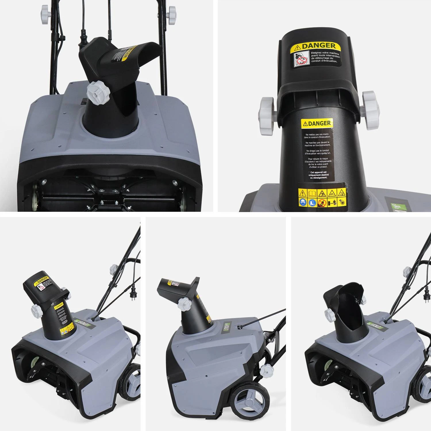 Déneigeuse Fraise à Neige électrique 2000W 4 Déneigeuse Fraise à Neige électrique 2000W – Image 4