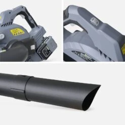 Aspirateur/ Souffleur à Batteries 18V 2.0Ah + 2 Batteries -Meubles Boutique VAC26BAT20V2X2 04