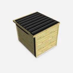 Abri De Jardin Bois 6,48m², Sapin Du Nord Traité Autoclave Ep.27mm -Meubles Boutique WSAF25X2NAT 04