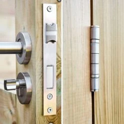 Abri De Jardin Bois 20,3m², Sapin Du Nord Traité Autoclave Ep.27mm -Meubles Boutique WSAF42X42NAT 04