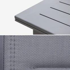 Table De Jardin Extensible Aluminium, 10 Chaises 10 Table De Jardin Extensible Aluminium, 10 Chaises -Meubles Boutique XTSAF335R10CO 05