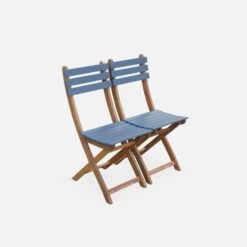 Table De Jardin Pliable Bois, 2 Chaises Couleur : Bleu -Meubles Boutique acbs60s2ob 8d70bb90f2ac32a0dd6967218fb0fd4a