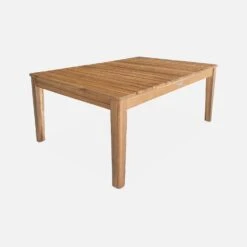 Salon De Jardin Cannage Et Bois 4 Places, Beige Couleur : Teck -Meubles Boutique accan3101bg 8ff30cbffa5ae4d03be8d2089c6a2dbe