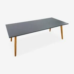 Ensemble De Jardin 220cm + 8 Chaises - BELEM Couleur : Gris / Gris Clair -Meubles Boutique acston220r8lgy 9a7c0ab6d030f955262becb68ce6bfdc