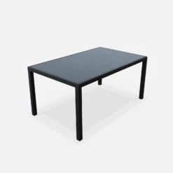 Table De Jardin Aluminium Et Textilène, 6 Chaises Empilables Couleur : Anthracite / Gris -Meubles Boutique af150r6at 942ea347b0fee3be8b1dd18c951dddd5