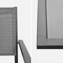 Table De Jardin Aluminium Et Textilène, 8 Chaises Empilables Couleur : Anthracite / Gris 13 Table De Jardin Aluminium Et Textilène, 8 Chaises Empilables Couleur : Anthracite / Gris -Meubles Boutique af180r8at 645206fc5c4584cd77f20589d6c631d4