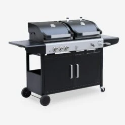 Barbecue Gaz 3 En 1, 3 Brûleurs Dont 1 Feu Latéral -Meubles Boutique bbq2302in1sb cfda9d516de93a670dd0f55e6a84875f