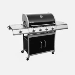 Barbecue Gaz 5 Brûleurs Dont 1 Feu Latéral Couleur : Noir 10 Barbecue Gaz 5 Brûleurs Dont 1 Feu Latéral Couleur : Noir -Meubles Boutique bbq3594bk e92b123c1b268ac0bbf527cbbb13467b