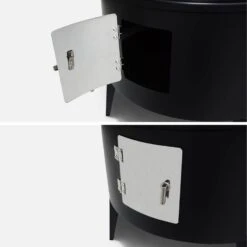 Barbecue Fumoir Charbon De Bois Ø38cm 12 Barbecue Fumoir Charbon De Bois Ø38cm -Meubles Boutique bbqsmk80bk 4b11d8603fa113b19838172d6b15b5e3