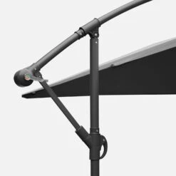 Parasol Déporté Carré 3x3m Couleur : Gris -Meubles Boutique bu3x3gy 276b7342b4d24d7c77a2b2e34bde5d3e