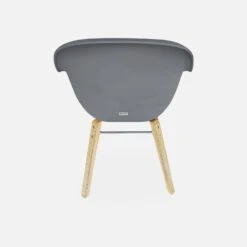 Fauteuil Scandinave Acacia (lot De 2) Couleur : Gris -Meubles Boutique cemarmgyx2 9923295460a1ab005214b338ea030f22