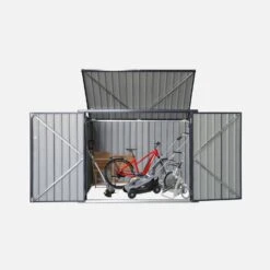 Cache Poubelle 1,75m² En Acier Galvanisé -Meubles Boutique cpm2at 39fd14b0b2772272d23932ee24c68792