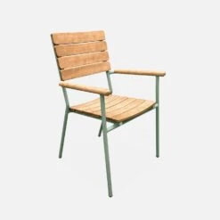 Chaise De Jardin Bois Et Aluminium, Empilables (lot De 4) 9 Chaise De Jardin Bois Et Aluminium, Empilables (lot De 4) -Meubles Boutique ecarmseggyx4 023debec1ae2c5f015d94a41c2a2478c
