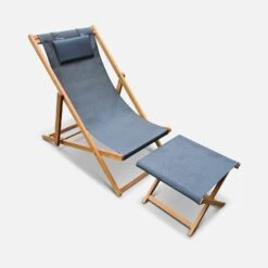 Bain De Soleil Et Repose-pieds Bois Eucalyptus Multi Positions (lot De 2) -Meubles Boutique ectxdeckfratx2 c7fd25d55cd739b6c5eefb279931b636