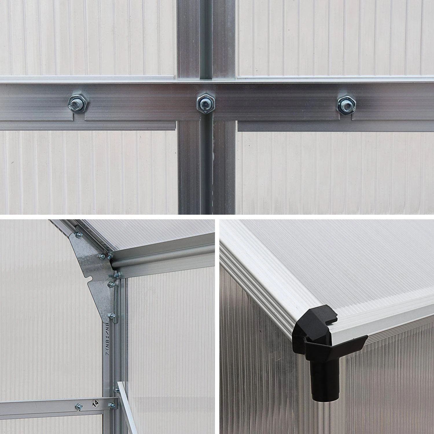 Serre De Jardin Polycarbonate 7m² 4 Serre De Jardin Polycarbonate 7m² – Image 4