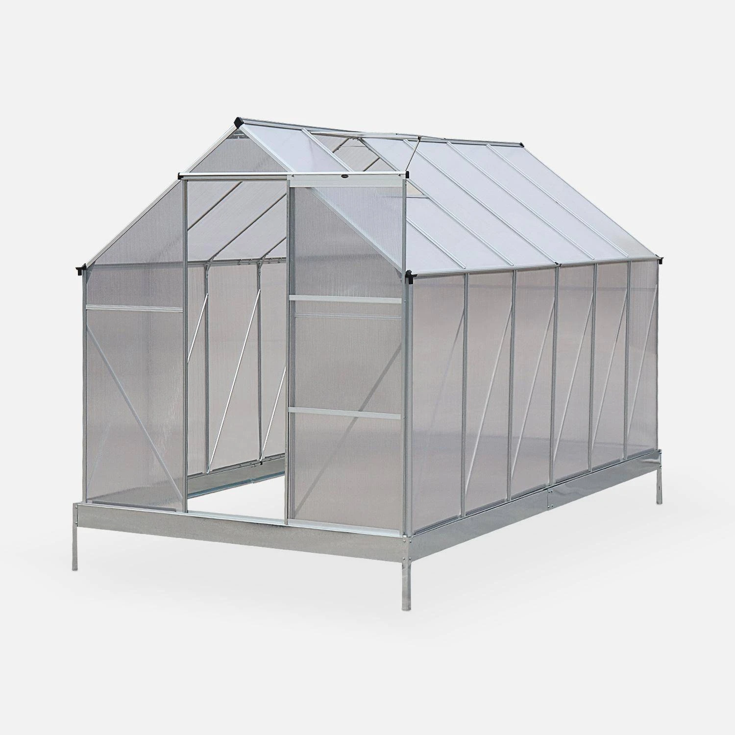 Serre De Jardin Polycarbonate 7m² 2 Serre De Jardin Polycarbonate 7m² – Image 2