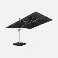 Parasol Déporté Rectangulaire 3x4m Couleur : Anthracite -Meubles Boutique hdu3x4dkgy a2c56c15ee06e8a3a0ea3c93e1d3965e