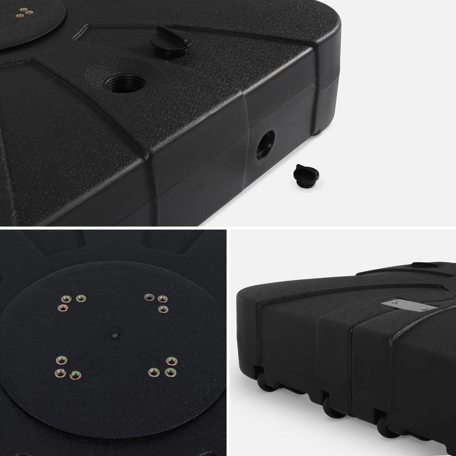 Pied Remplissable Parasol Déporté, 100L 3 Pied Remplissable Parasol Déporté, 100L – Image 3