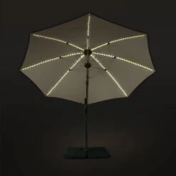 Parasol LED Déporté Rond 3m -Meubles Boutique hufibled300bg 9208a57779d0b91b29830efba86faab4