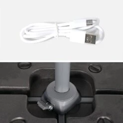 Parasol LED Déporté Rond 3m -Meubles Boutique hufibled300bg 93399479de57e1ef19f857e6801674b5