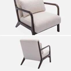 Fauteuil Scandinave Bouclette Et Bois D'hévéa Teinté Wengé -Meubles Boutique iacscadwlboucl 931ef4ef1b1f6f168fa01f47238b7346