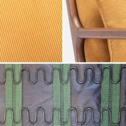 Fauteuil Scandinave Velours Côtelé Et Bois D'hévéa Noyer Clair -Meubles Boutique iacscalwlcrocr 74b79aee2f7b4eb4cfb339aebaec381d