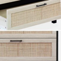 Commode Scandinave Bois Et Cannage 3 Tiroirs 11 Commode Scandinave Bois Et Cannage 3 Tiroirs -Meubles Boutique ibcanchest3d 8c4d81455c1dbe49fe89d7f3fb19943d